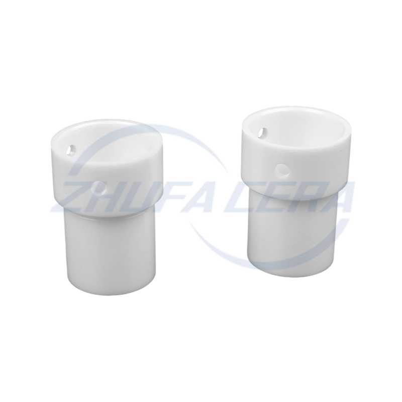 Alumiinioksidin T-muotoinen porattu keraaminen putki